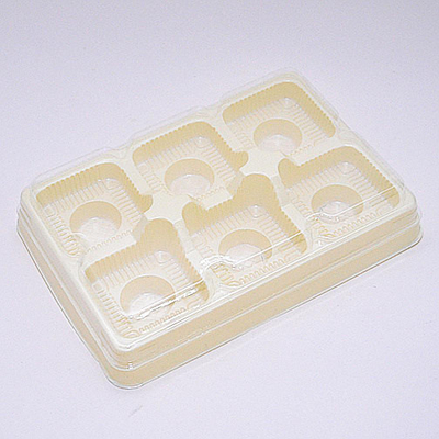 Farbige Mooncakes bedecken Verpackungs-Nahrungsmittelgrad PVC-Blatt 1.35g/c㎡ mit Blasen