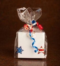 Klarer Schokoladen-Verpacken- der Lebensmittelbeutel/Weihnachtscello-Geschenk-Tasche