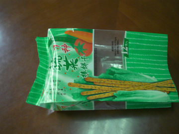 Grüner Gusseted Nahrungsmittelseitenbeutel, der für Keks HAUSTIER/CPP verpackt