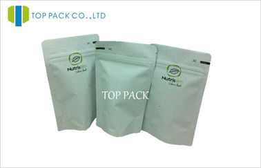 Weiße Mattaluminiumfolie-Taschen MOPP für Nahrungsmittelpulver-einfache Risse