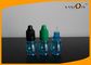 15ml leeren blauer E-Cig flüssige Flaschen mit bunten Überwurfmuttern, Plastike-Flüssigkeits-Flaschen