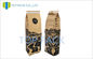 Seitenkeil-Kaffee-Verpackentaschen-Kraftpapier-Folie gezeichnete Materialien mit Ventil