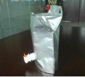 Wiederverwendbare Aluminiumfolie-Tasche stehen oben Beutel mit Tülle für Wein-Stand herauf SCHELLFISCH Taschen mit Zapfen
