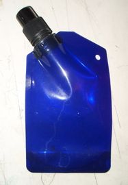 Blau 8 Unze steht oben Beutel mit Tülle und Kappe, Getränkeflexible verpackung