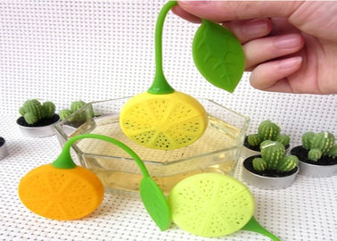 Wärmedämmungs-Silikon-Küche bearbeitet den Nahrungsmittelgrad-Silikon-Teebeutel der Zitrone geformt