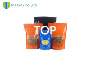 Orange schwarzes Eco freundliches Mattverpacken, Folie, die für gekochtes Essen verpackt