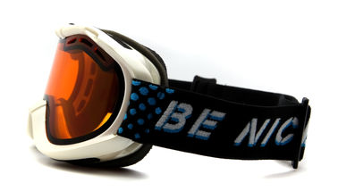 Antibeleg-Weiß im Freien scherzt Snowboarding-Schutzbrillen-flache helle Ski-Schutzbrillen für Jungen