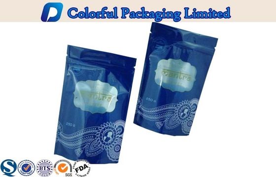 Wiederversiegelbarer Matt-Druck stehen oben Beutel/Plastiktasche mit Reißverschluss mit Fenster