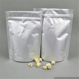 Machen Sie Aluminiumfolie-Beutel, klare Fenster-Walnuss/Imbiss-Verpackentaschen Reißverschluss zu