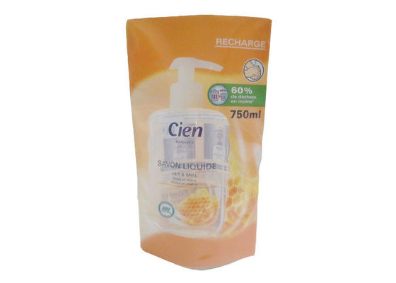 Stand der Körperpflege-750ml herauf Seite des Beutel-untere Keil-drei versiegelte