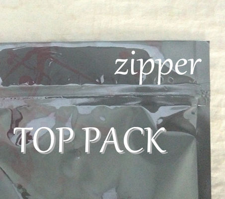 Die Aluminiumfolie, die gedruckt wird, stehen oben die Taschen, die für Nahrung mit Spitze mit Reißverschluss besonders angefertigt werden
