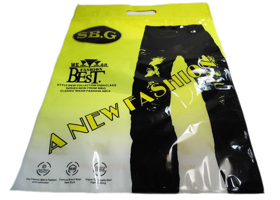 Transparentes perforiertes Plastikkleiderverpackentaschen für Hosen