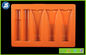 Orange rechteckiges Behälter-Blasen-Karten-Plastikverpacken PVCs kosmetisches