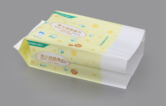 Lamellierte klebende Aufkleber-Seiten-Keil-Tasche für Baby-nasses Gewebe