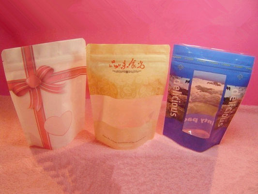 Machen Sie den verpackenden Folien-Beutel, Reis mit Reißverschluss/Tee-Verpackenbeutel Reißverschluss zu