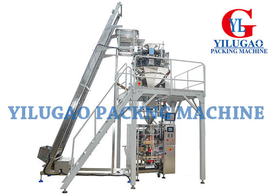 Multi Hauptplastikstock-Taschen-Kartoffelchip-Nahrungsmittelverpackungsmaschine mit Band-Drucker