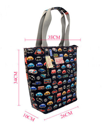 Leichtgewichtler wiederverwendbare Einkaufsdrucktaschen, Auto-Muster-wiederverwendbare Mittagessen-Taschen