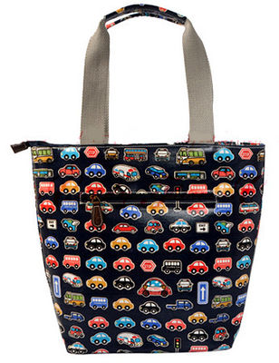 Leichtgewichtler wiederverwendbare Einkaufsdrucktaschen, Auto-Muster-wiederverwendbare Mittagessen-Taschen