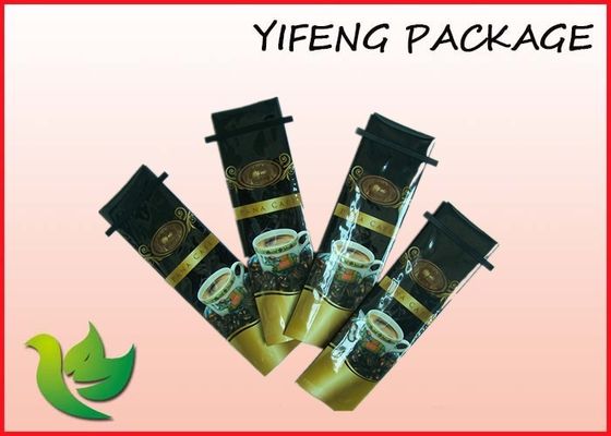 Kundenspezifischer Druckkaffee-Verpackentasche mit Ventil-/Seiten-Keil-Kaffee-Tasche
