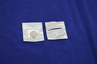 Kleine Aluminiumfolie OPP/der verpackende AL/PET Beutel-Reißverschluss, Griff-Dichtung bauscht sich