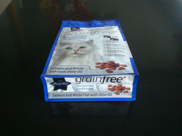 Katzenfutter-Gusseted Beutel, der mit der Reißverschluss-Aluminiumfolie Standup verpackt