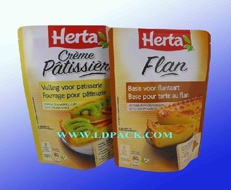 Wiederversiegelbar stehen Sie oben Nahrungsmittelbeutel mit Reißverschluss für Kaffee, Süßigkeiten