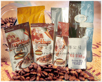 Kundengebundene Plastik stehen oben Beutel-Seitenkeil/Kaffee-Verpackentaschen