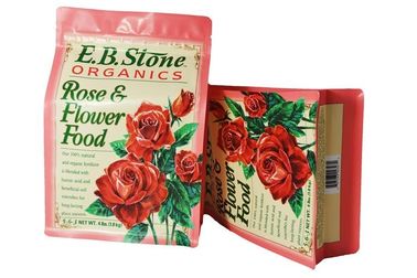 Rotes/blaues flache Unterseiten-Beutel-Trockenfutter-Verpacken nach Maß