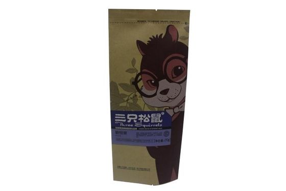 Viererkabel-Dichtungs-Taschen-Folie stehen oben Beutel/kundenspezifischer Kaffee-Verpackentaschen